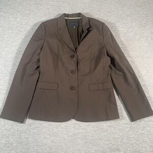 Banana Republic Blazer Womens 12 Wool Stretch Tailored Office Career‎ Jacket